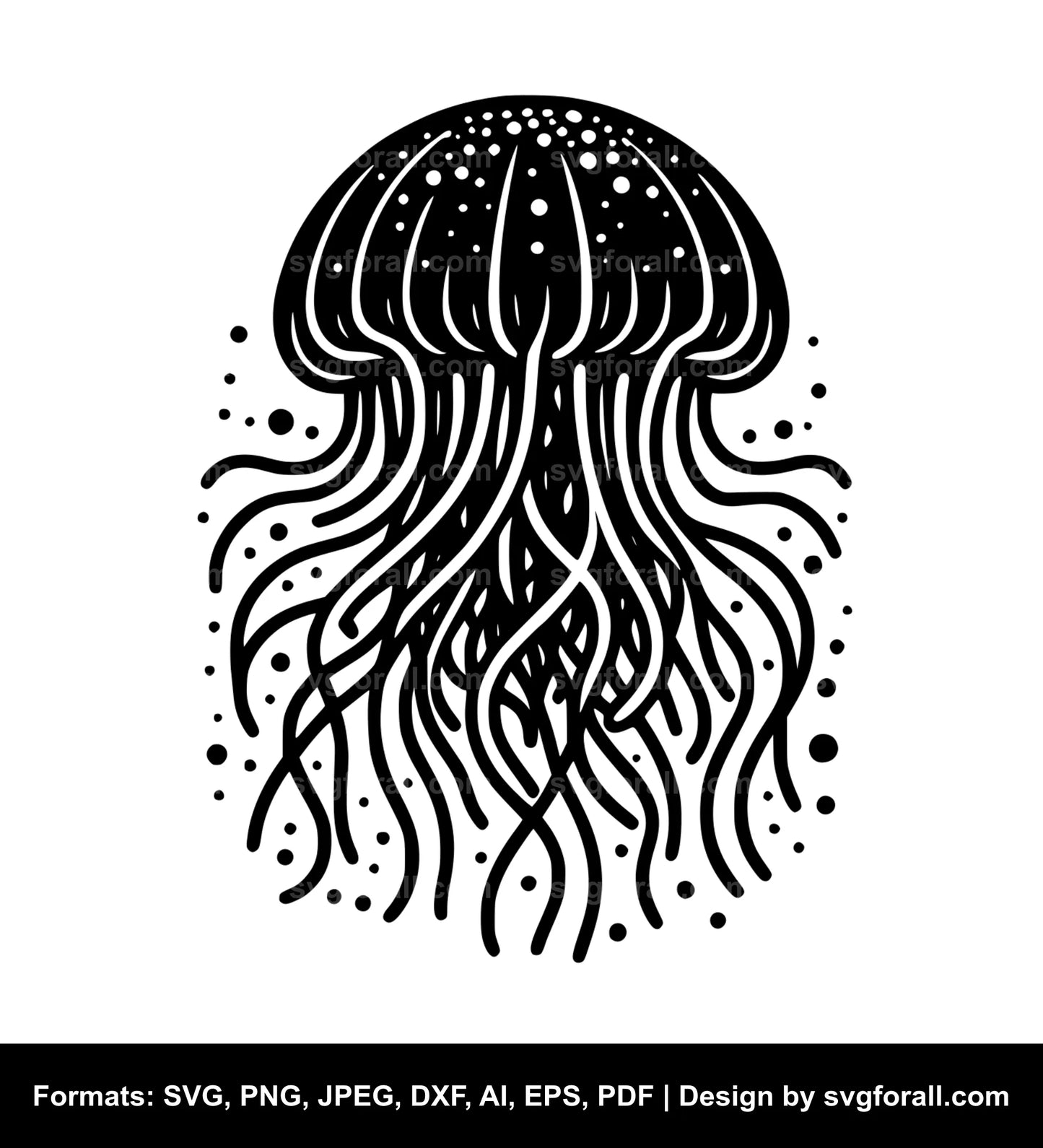 Jellyfish SVG Cut File