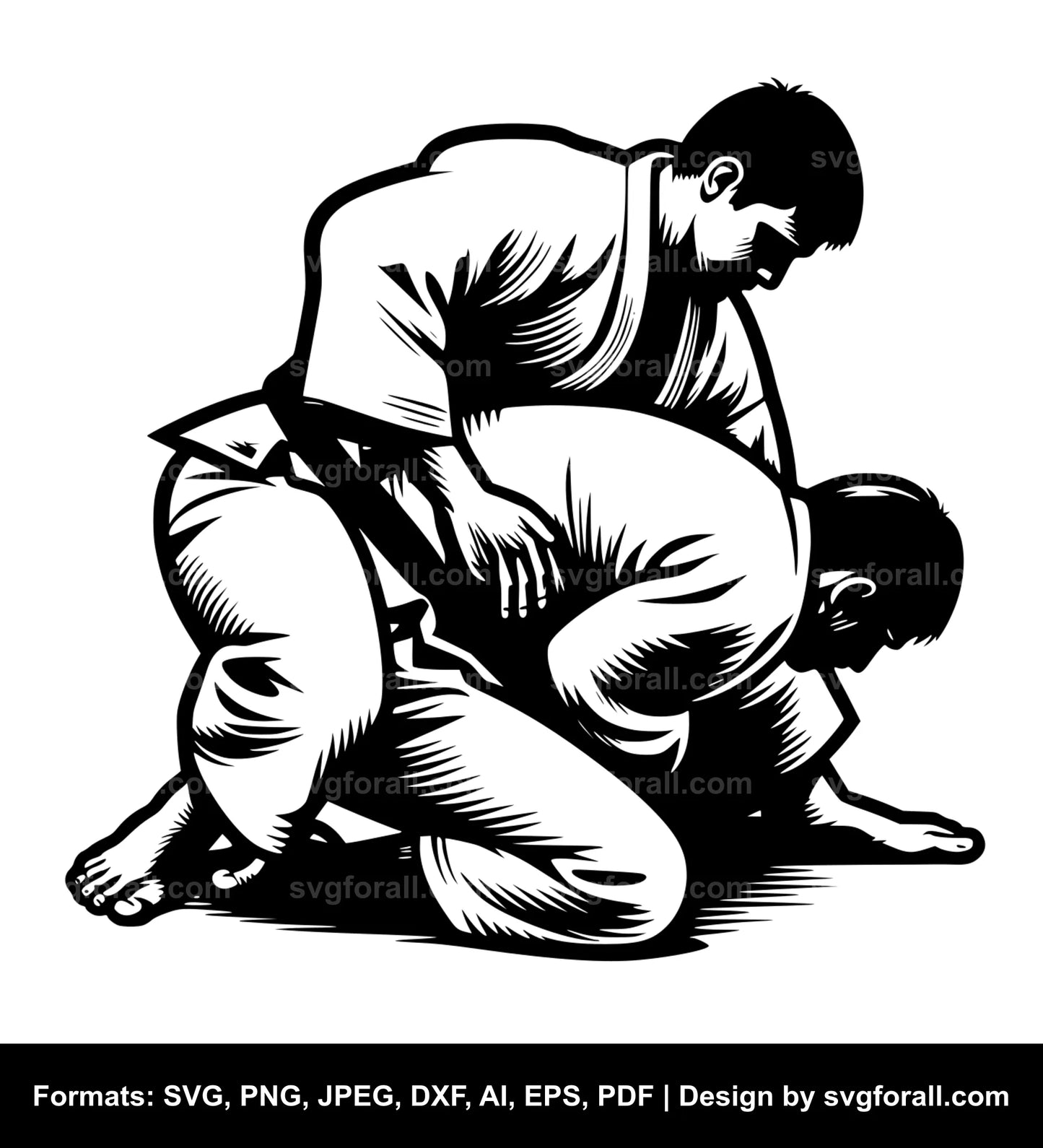 Judo Black SVG