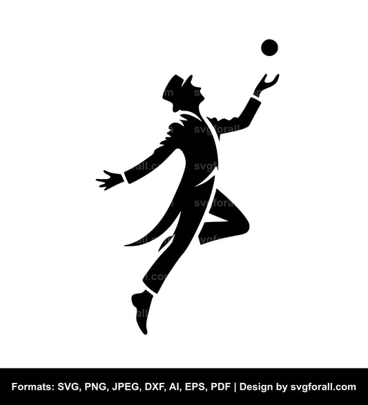 Juggler Black SVG