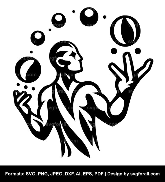 Juggler SVG PNG