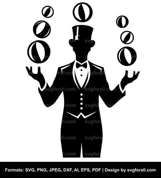 Juggler SVG Vector