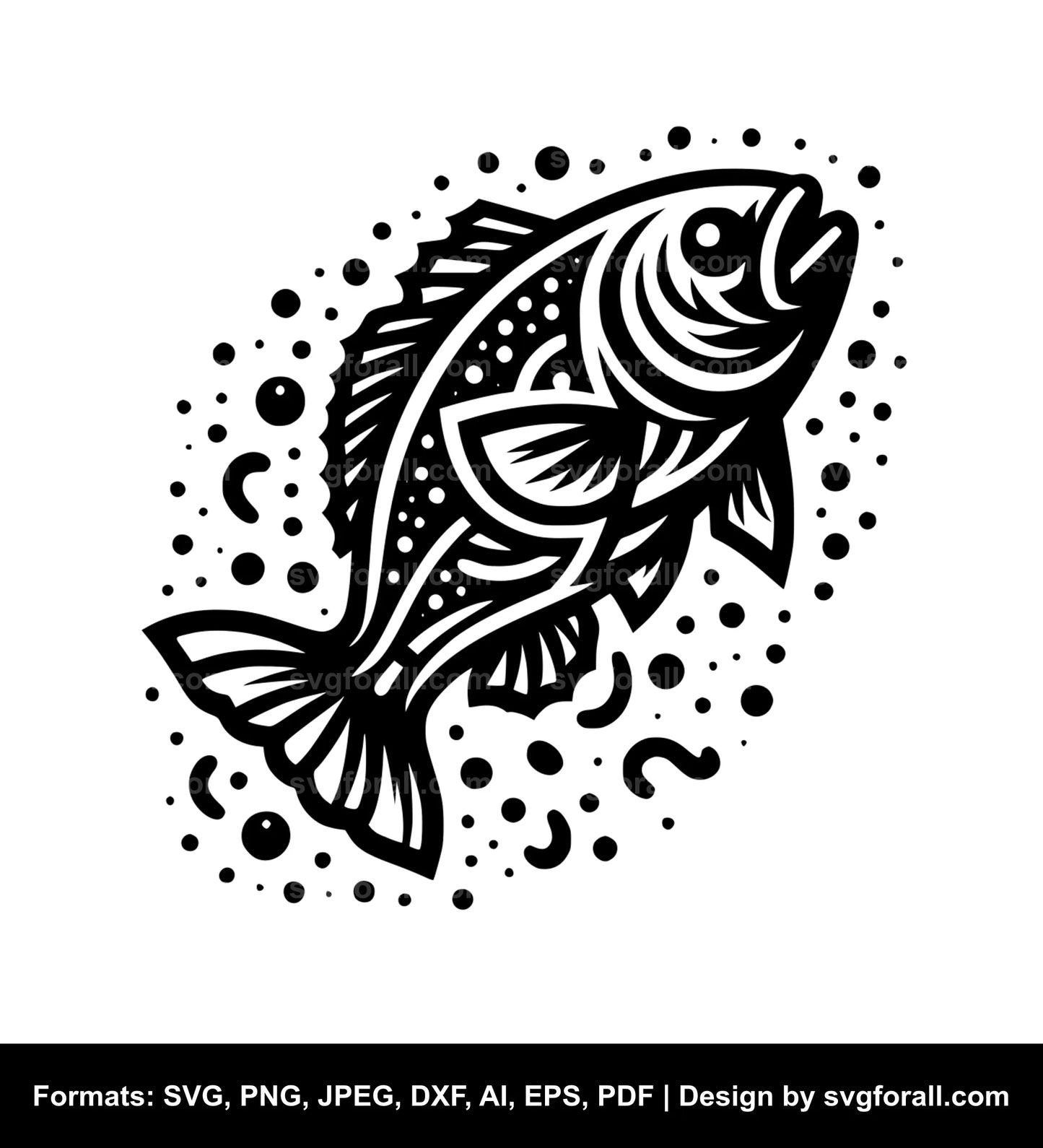 Jumping Fish SVG PNG