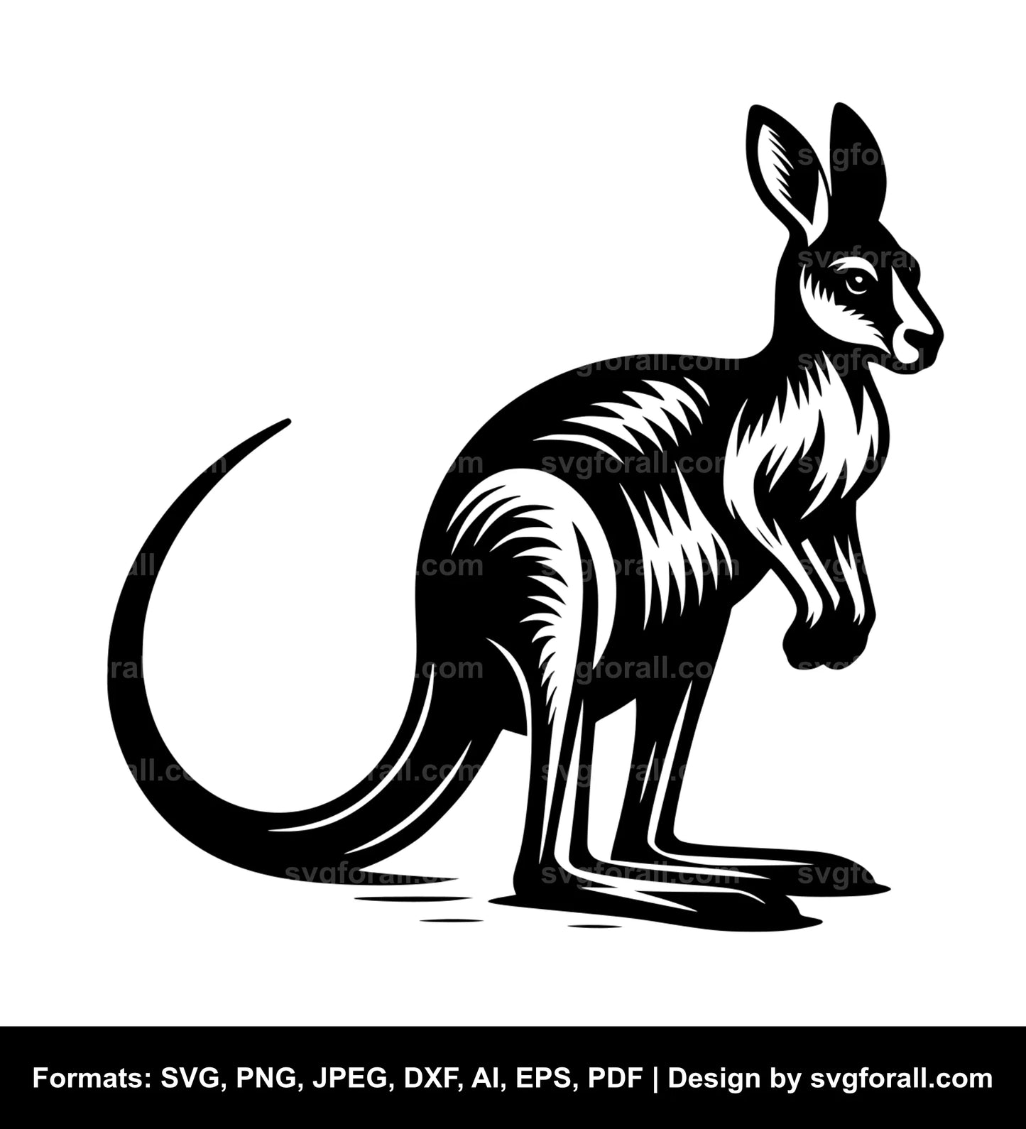 Kangaroo SVG Clip Art