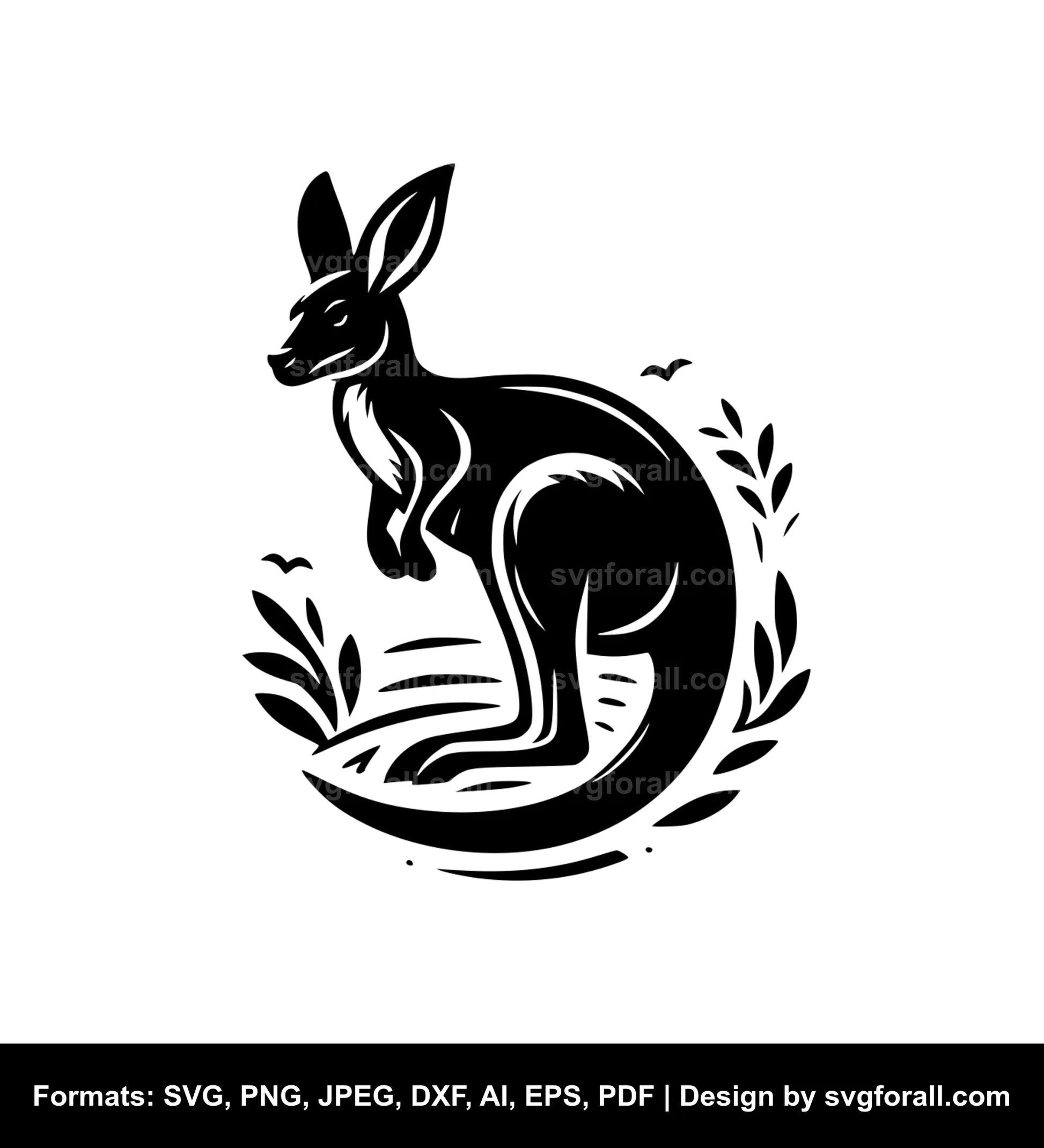 Kangaroo SVG Clipart