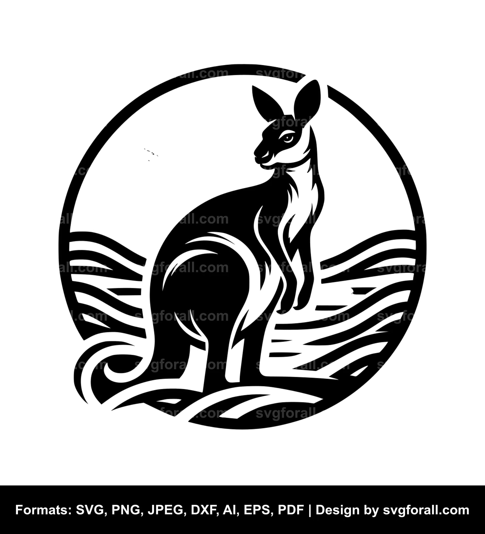 Kangaroo SVG PNG