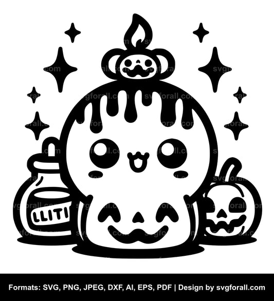 Kawaii Halloween SVG PNG