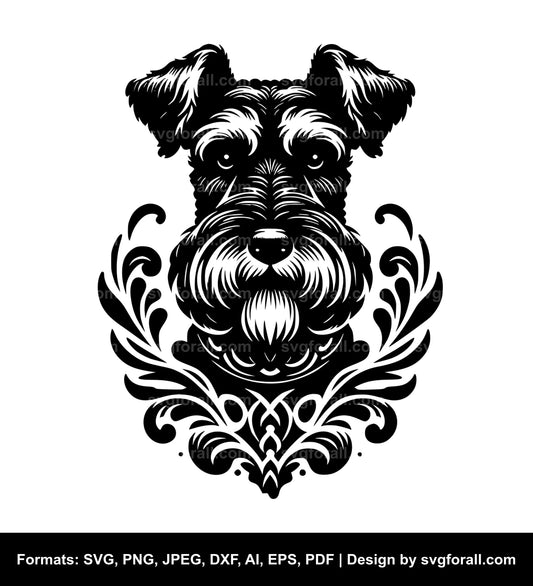 Kerry Blue Terrier Dog SVG File