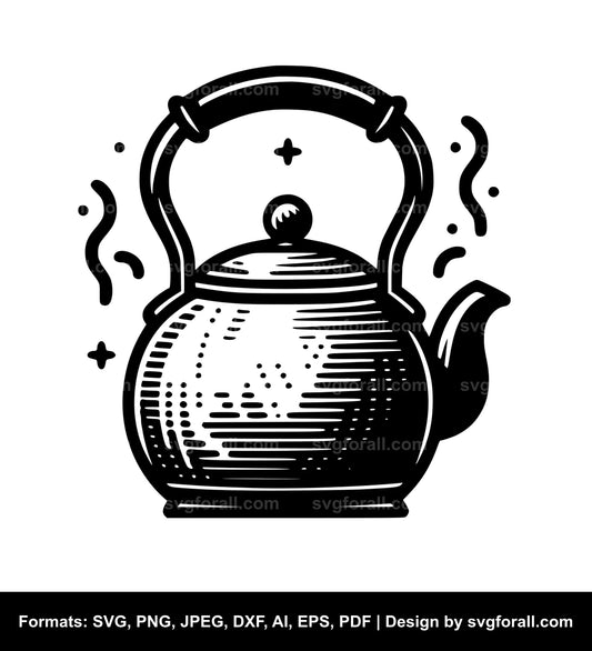 Kettle SVG Vector