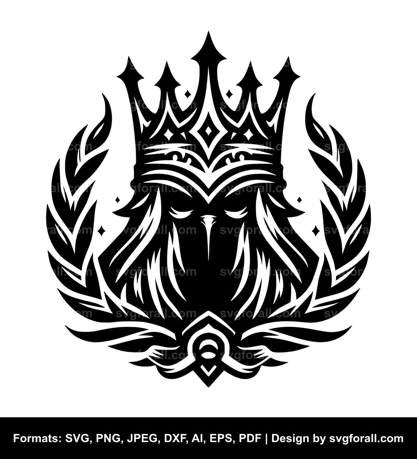 King Crown SVG File