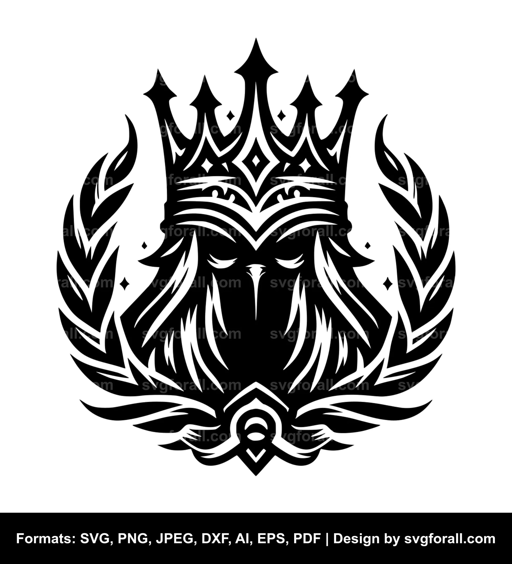 King Crown SVG File