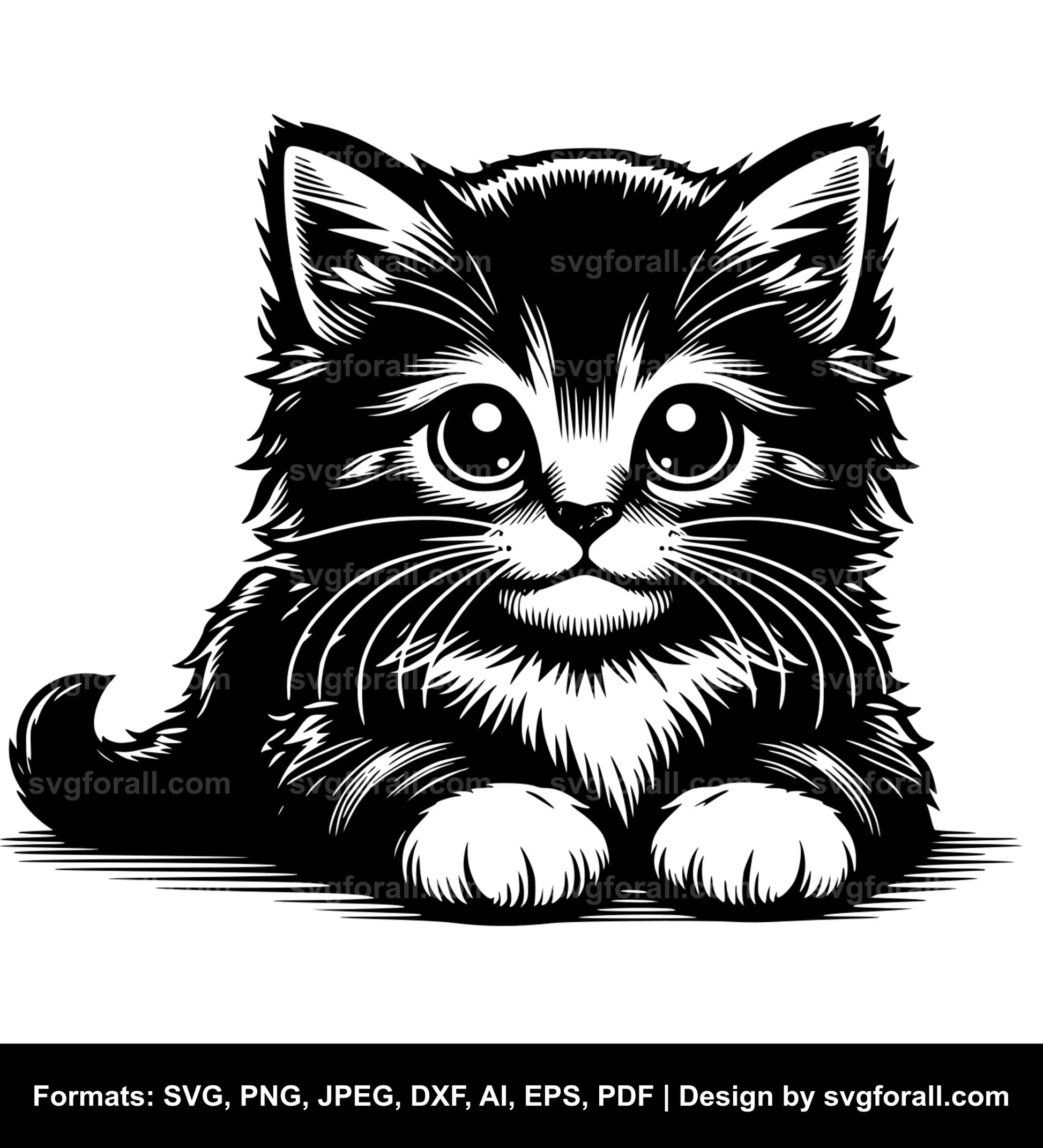 Kitten SVG PNG