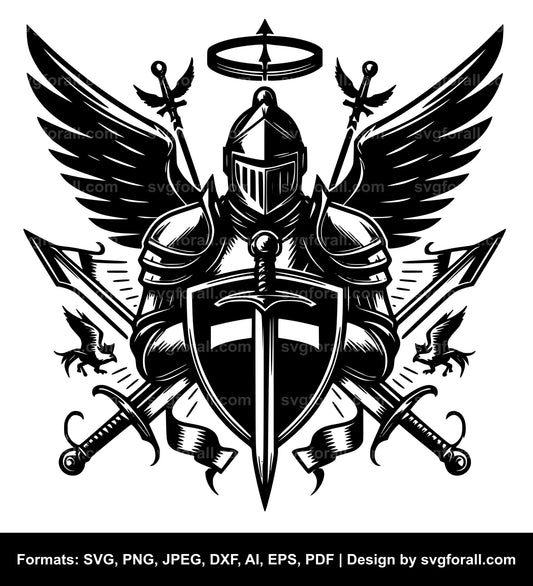 Knight Black SVG