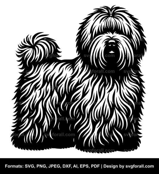 Komondor Dog Cricut SVG