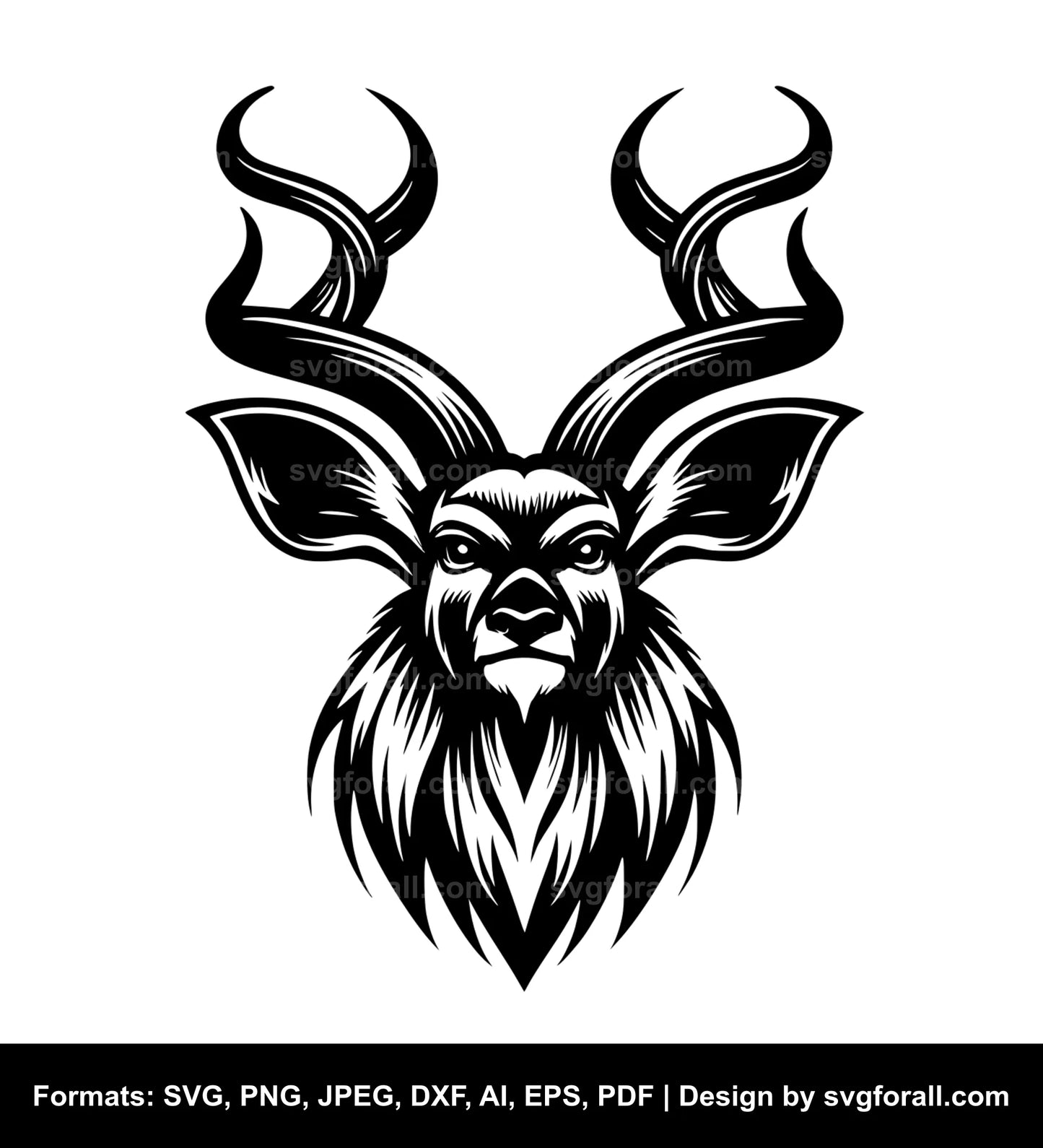 Kudu SVG Vector