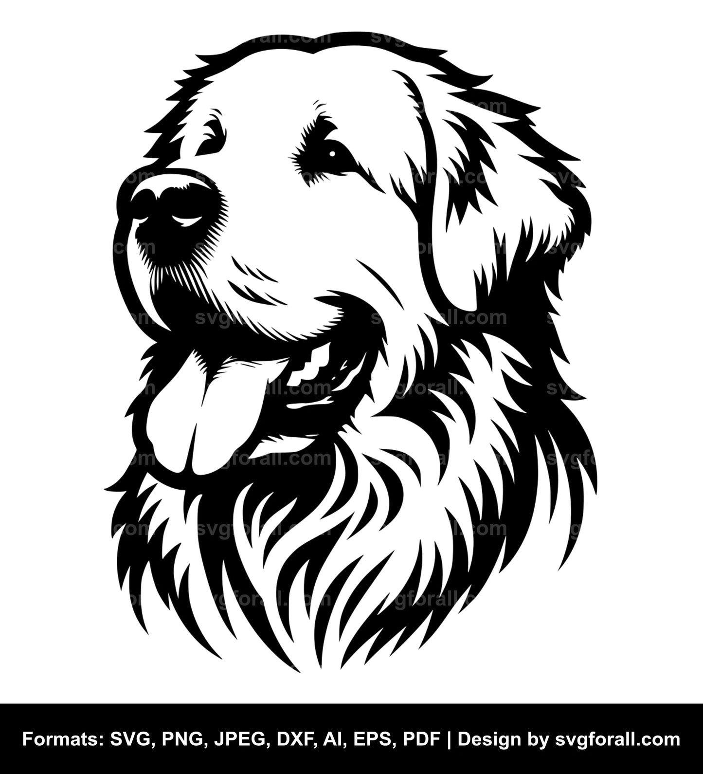 Kuvasz Dog Cricut SVG