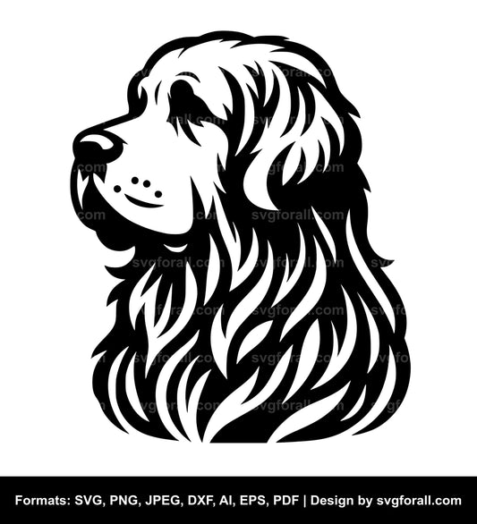 Kuvasz Dog SVG Vector