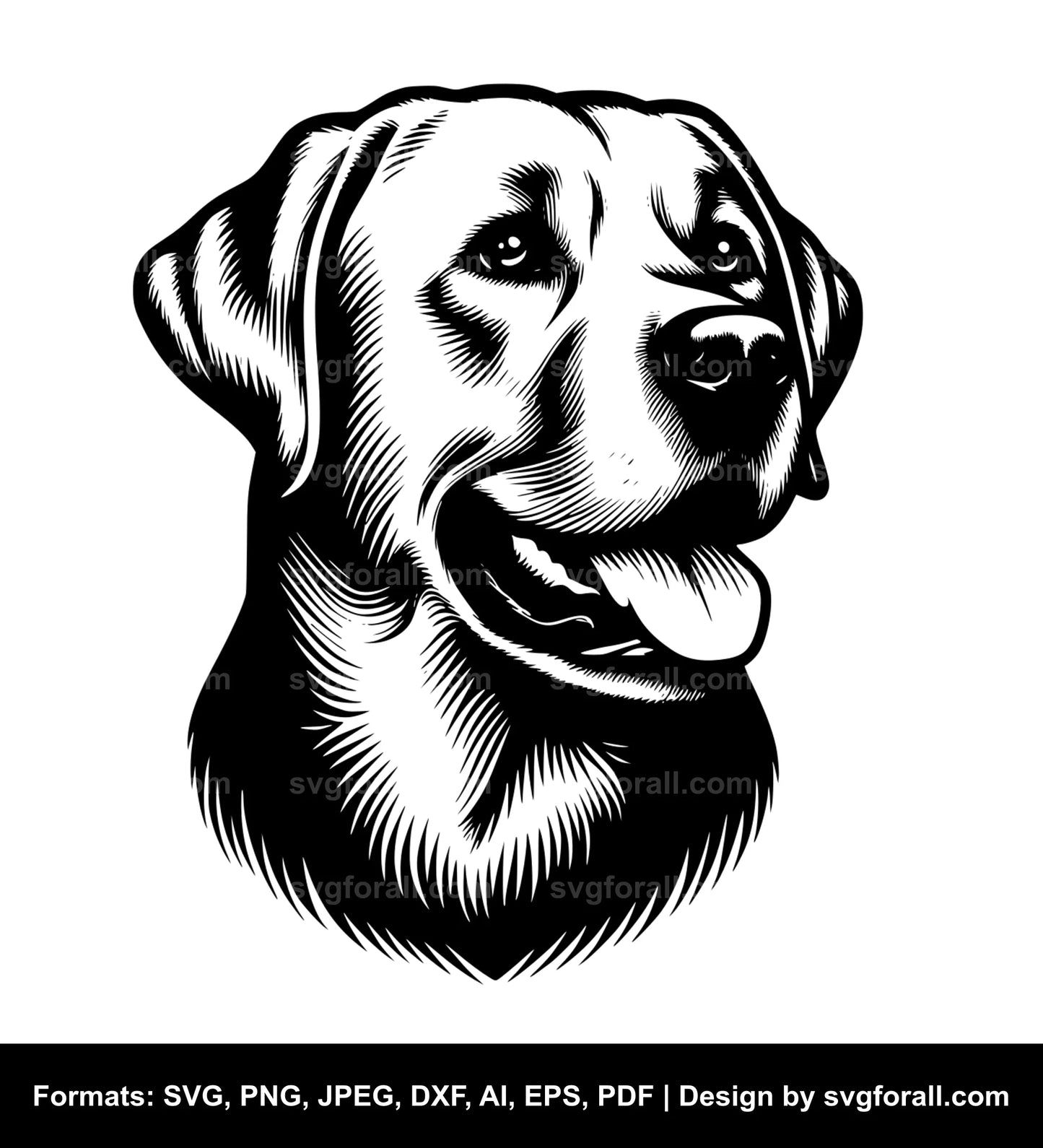 Labrador Retriever Dog Cricut SVG