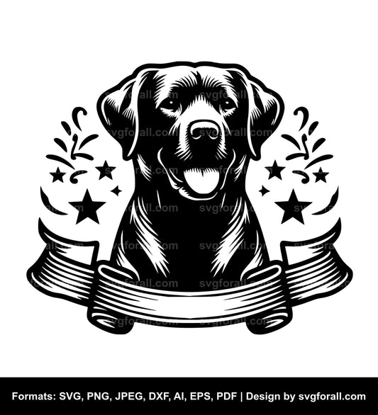 Labrador Retriever Dog SVG