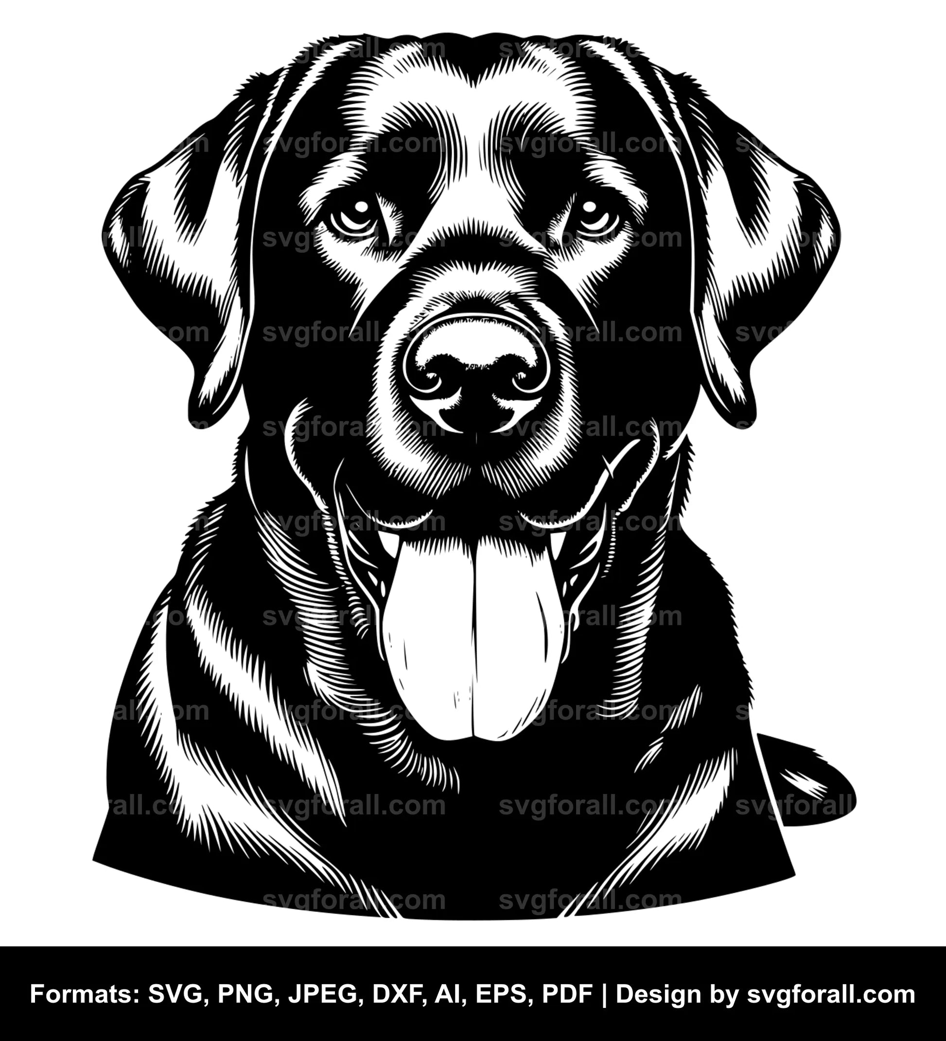 Labrador Retriever Dog SVG Vector