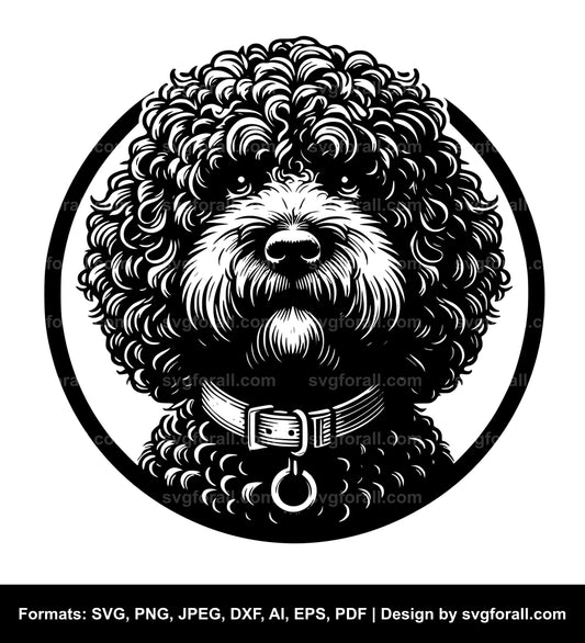 Lagotto Romagnolo Dog SVG