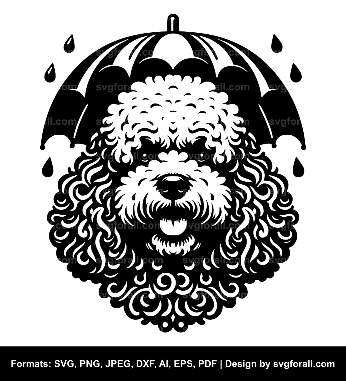 Lagotto Romagnolo Dog SVG Cut File