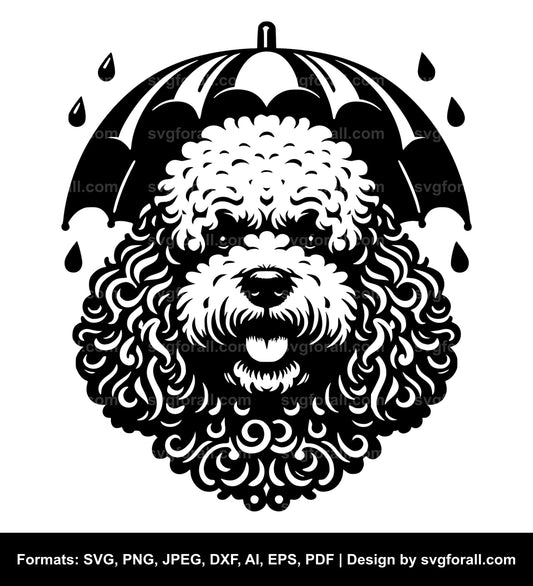 Lagotto Romagnolo Dog SVG Cut File