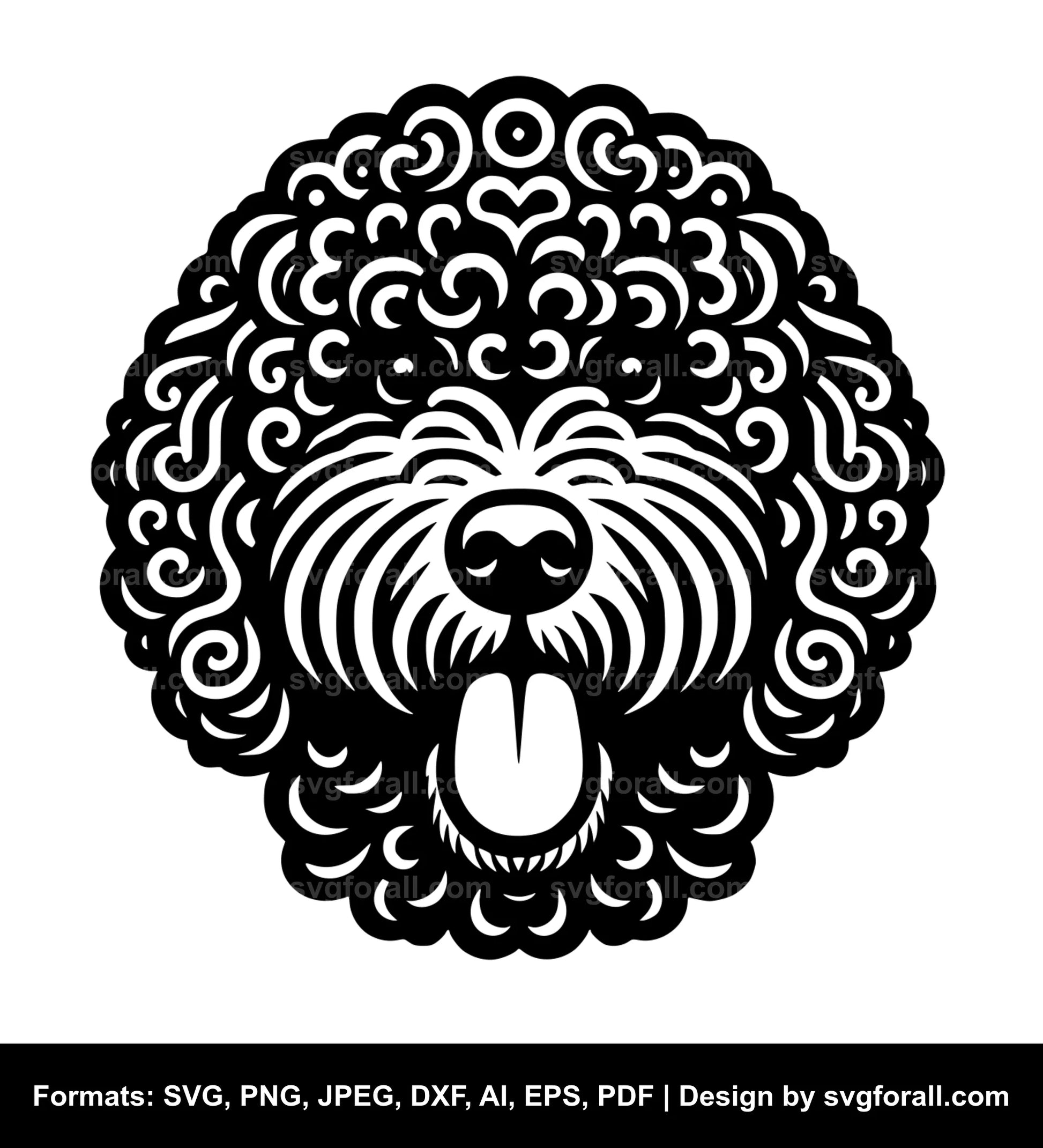 Lagotto Romagnolo Dog SVG Design