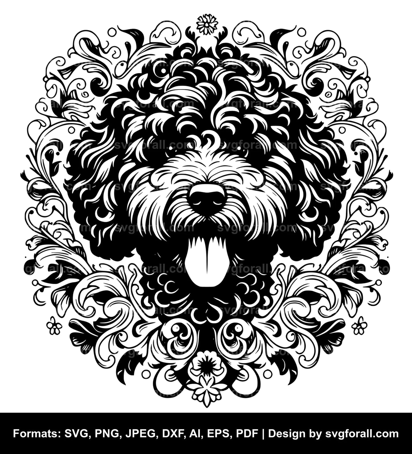 Lagotto Romagnolo Dog SVG PNG Image