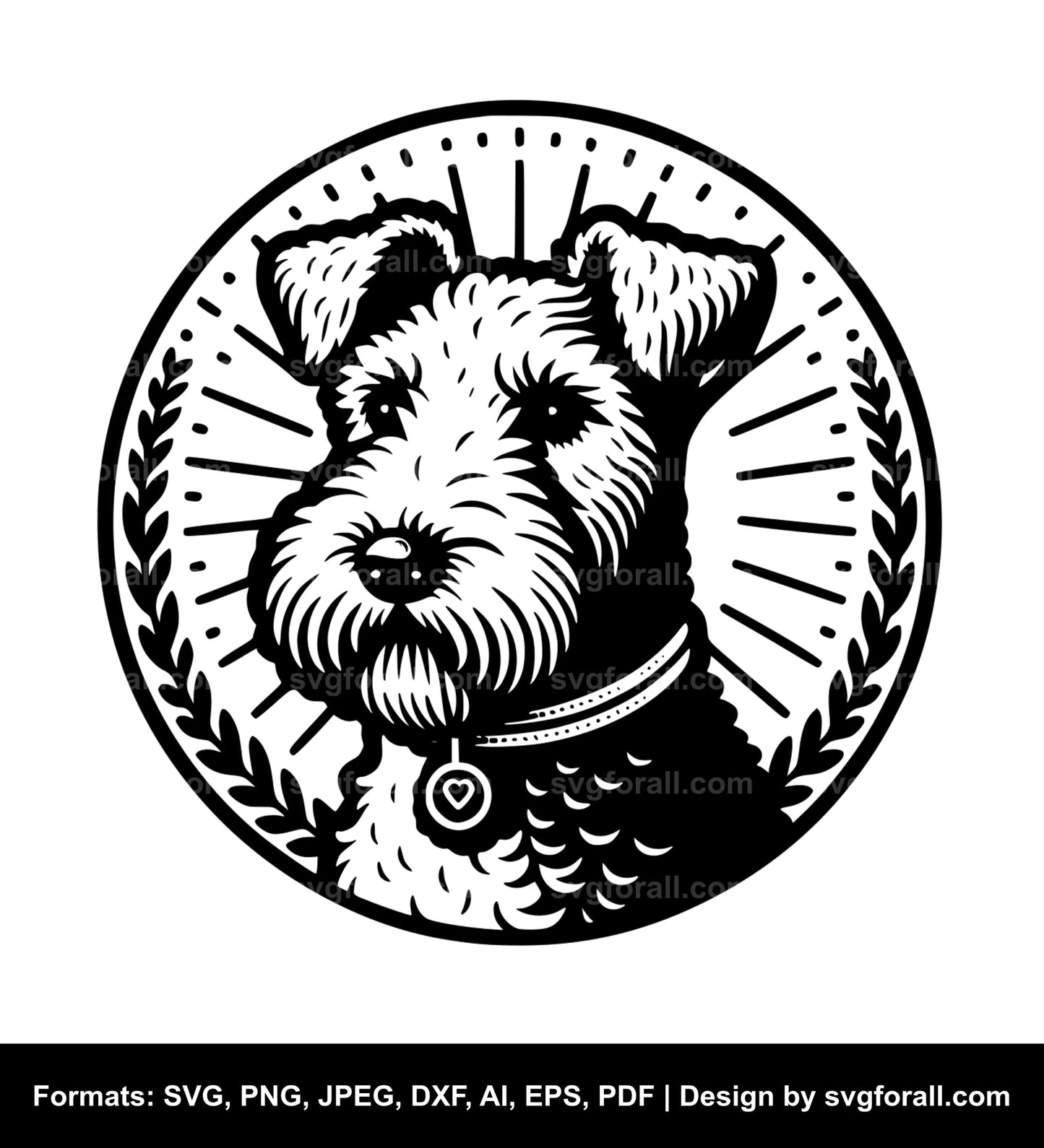 Lakeland Terrier Dog SVG PNG