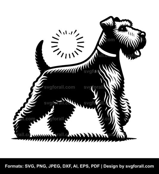 Lakeland Terrier Dog Vector SVG