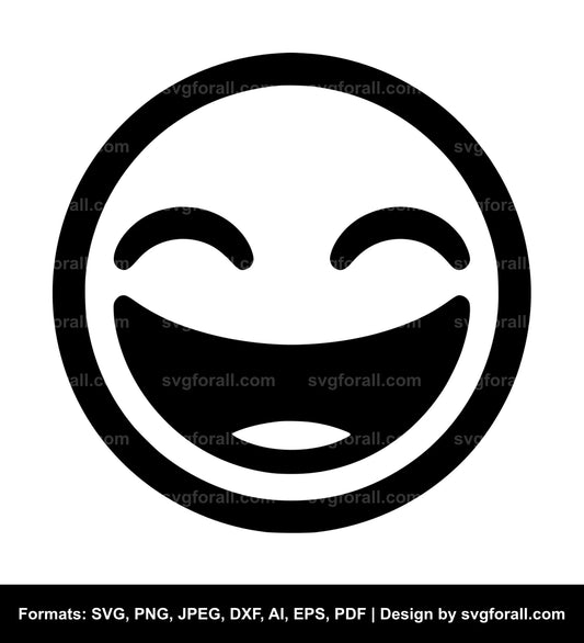 Laughing Face SVG PNG