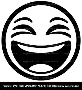 Laughing Face SVG