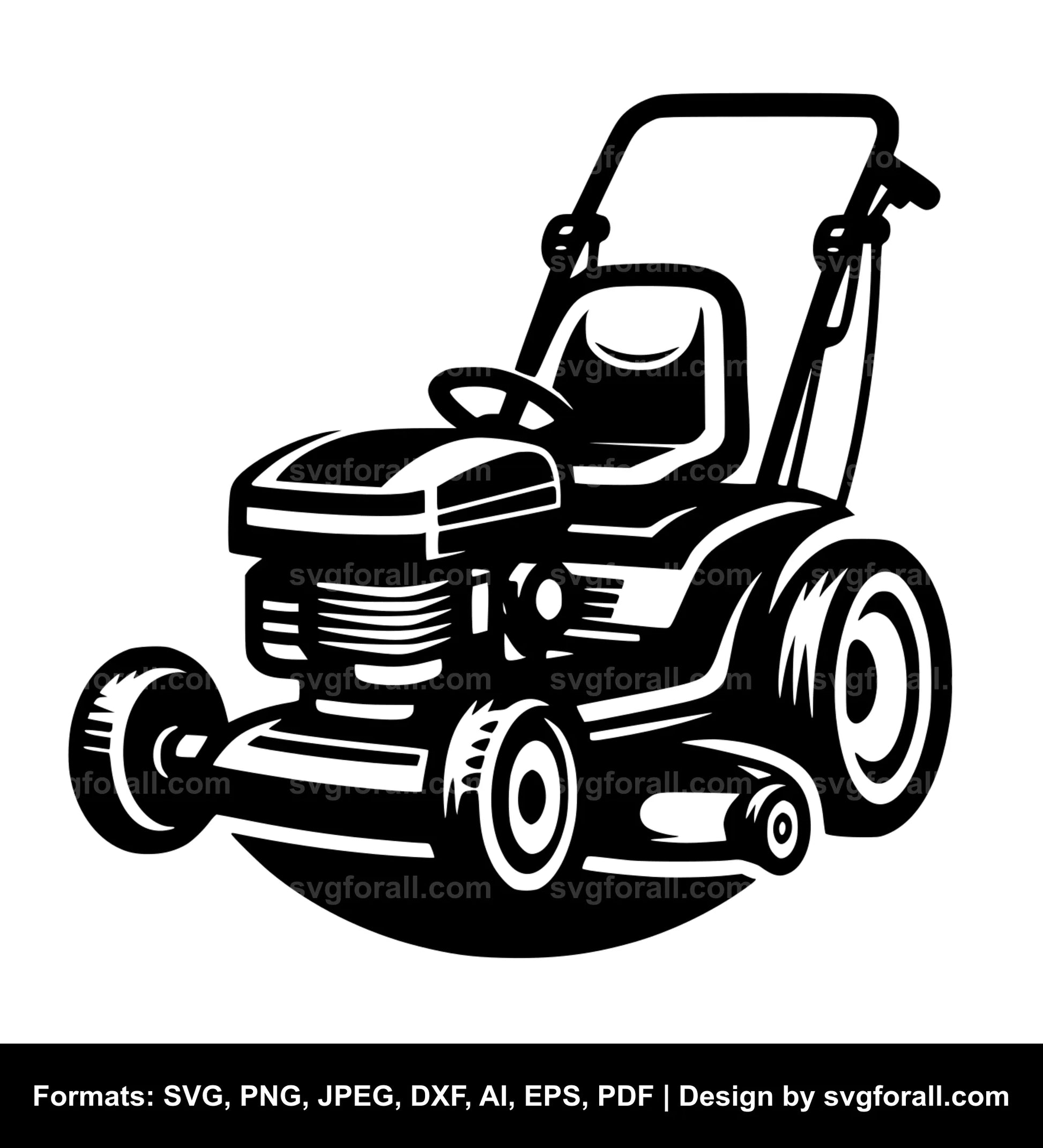 Lawn Mower Cricut SVG