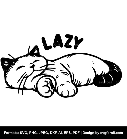 Lazy Cat SVG