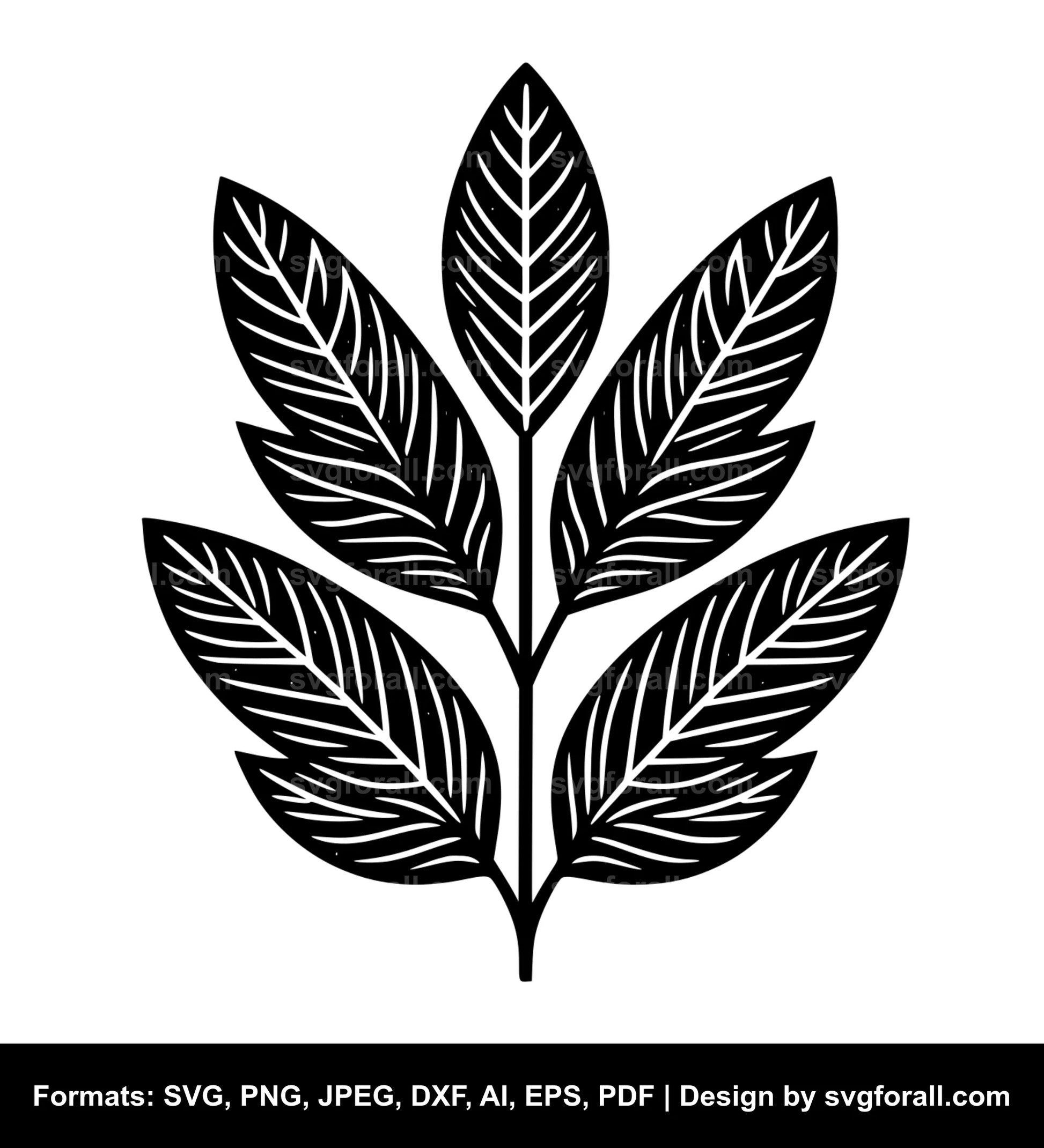 Leaf SVG Vector