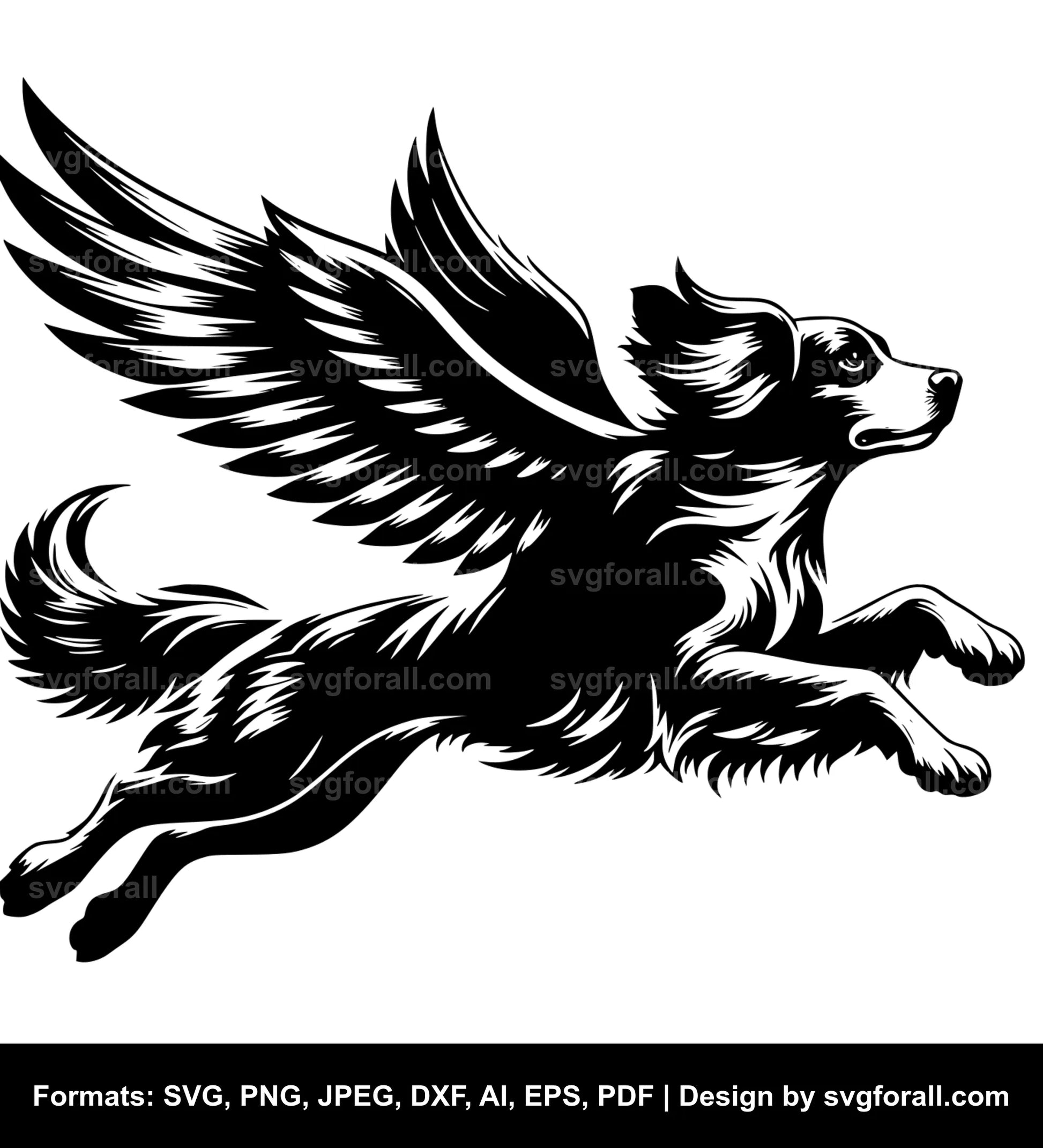 Leaping Dog SVG Download