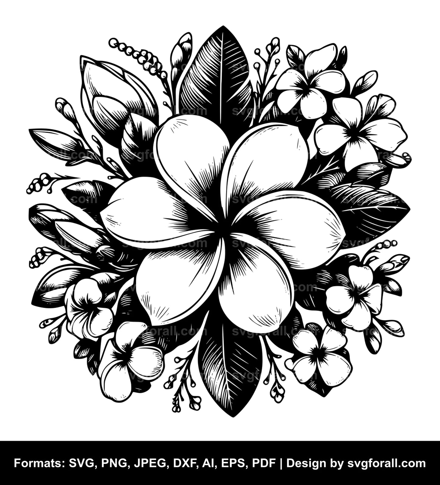 Lei Flower SVG PNG