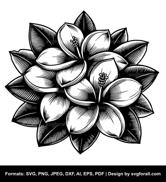 Lei Flower SVG Vector