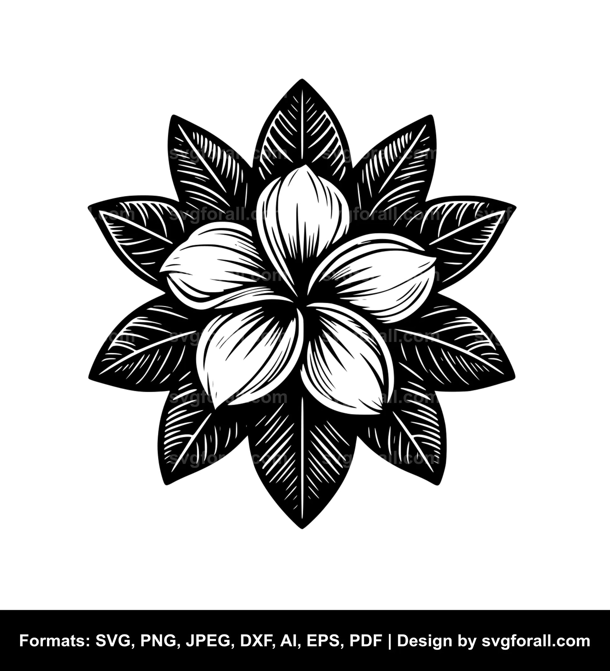 Lei Flower Vector SVG