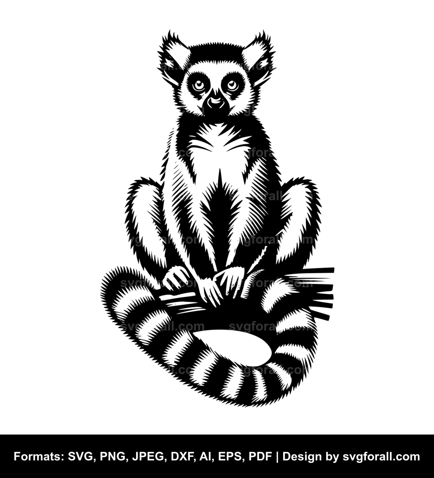 Lemur Black SVG