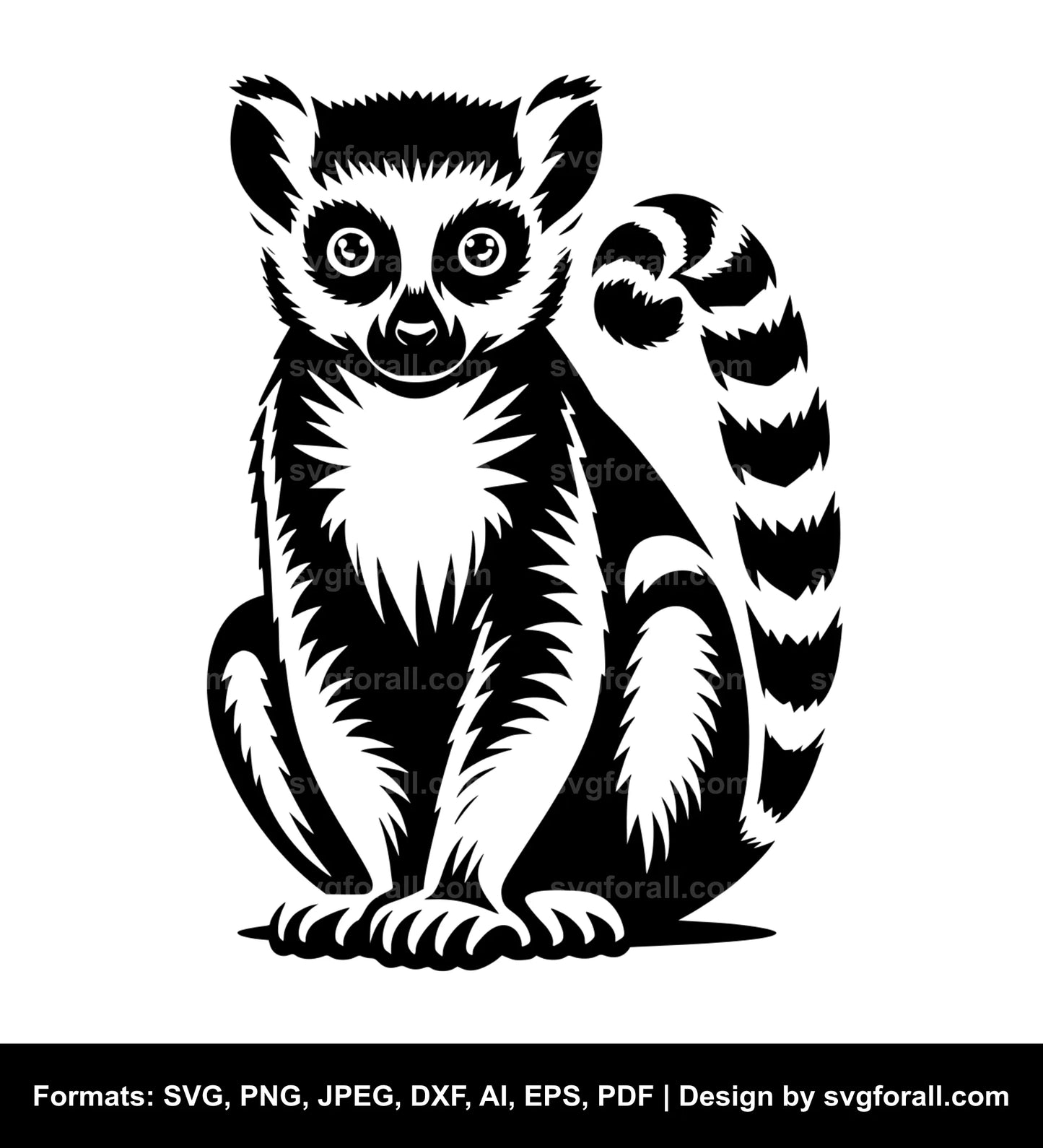 Lemur Clipart SVG