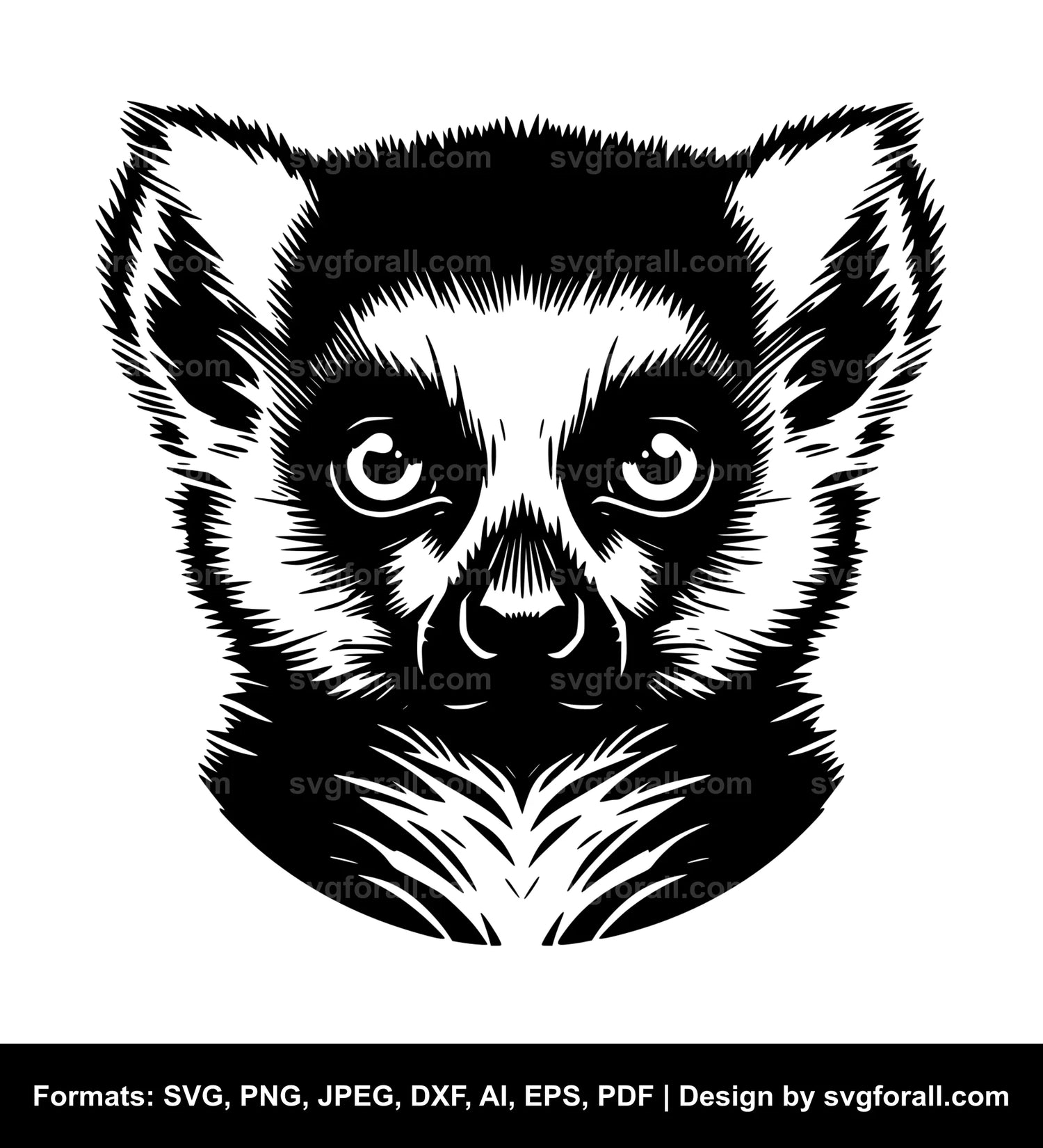 Lemur SVG Clipart