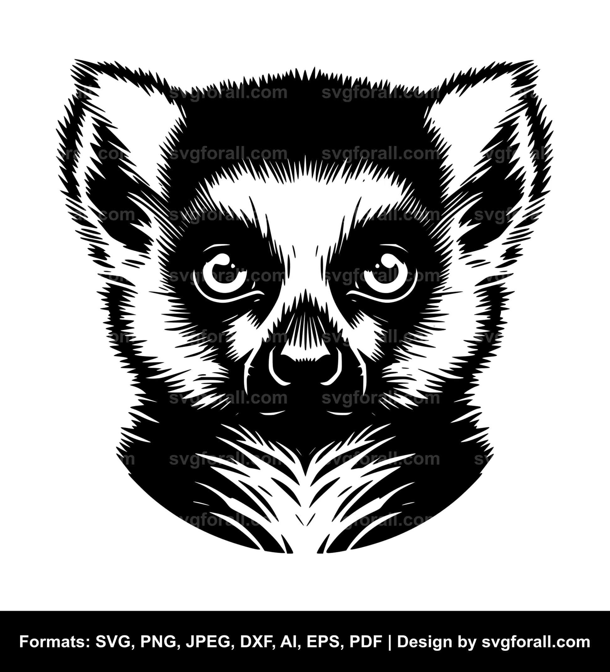 Lemur SVG Clipart