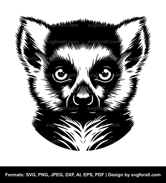 Lemur SVG Clipart