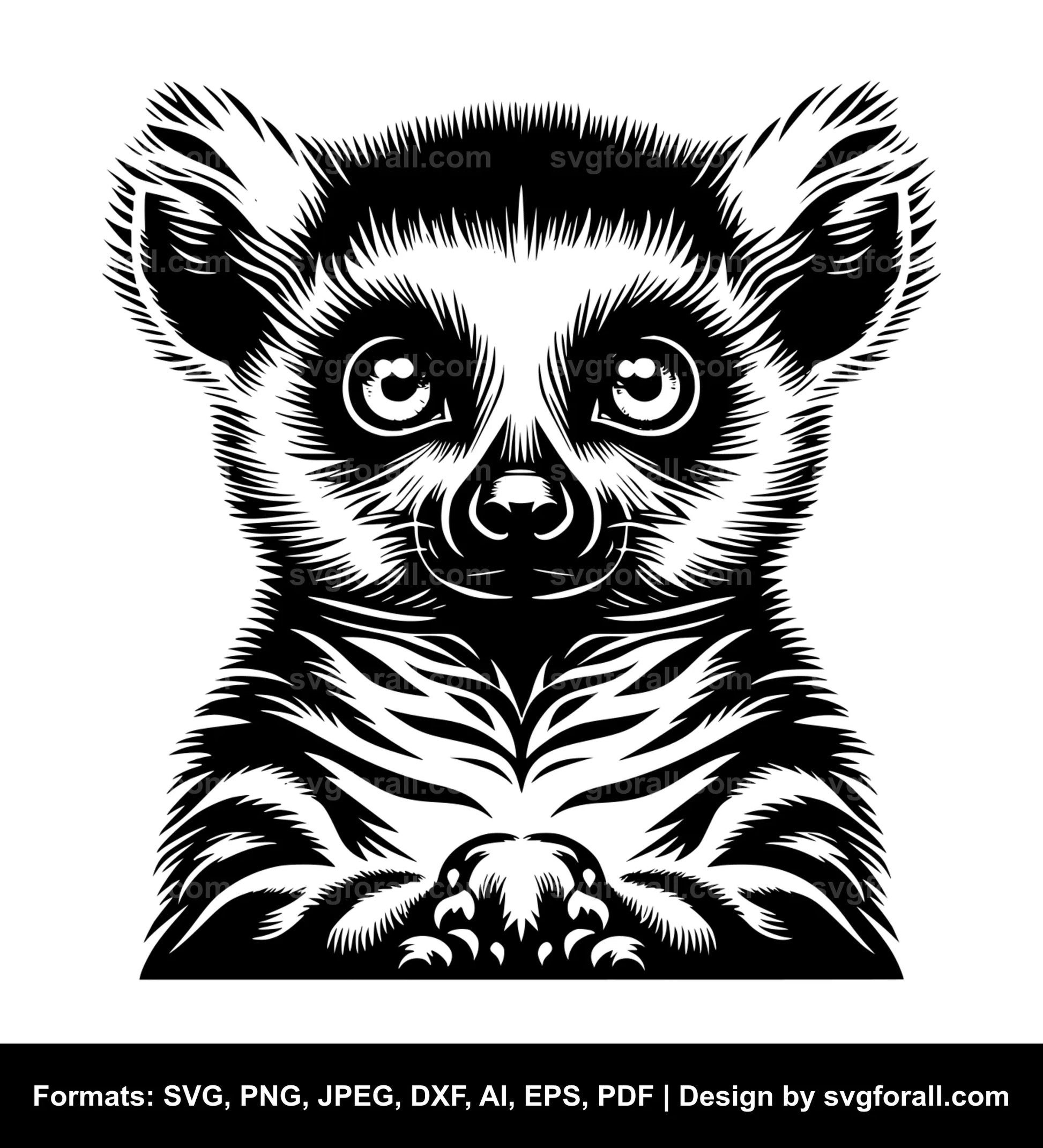 Lemur SVG Design