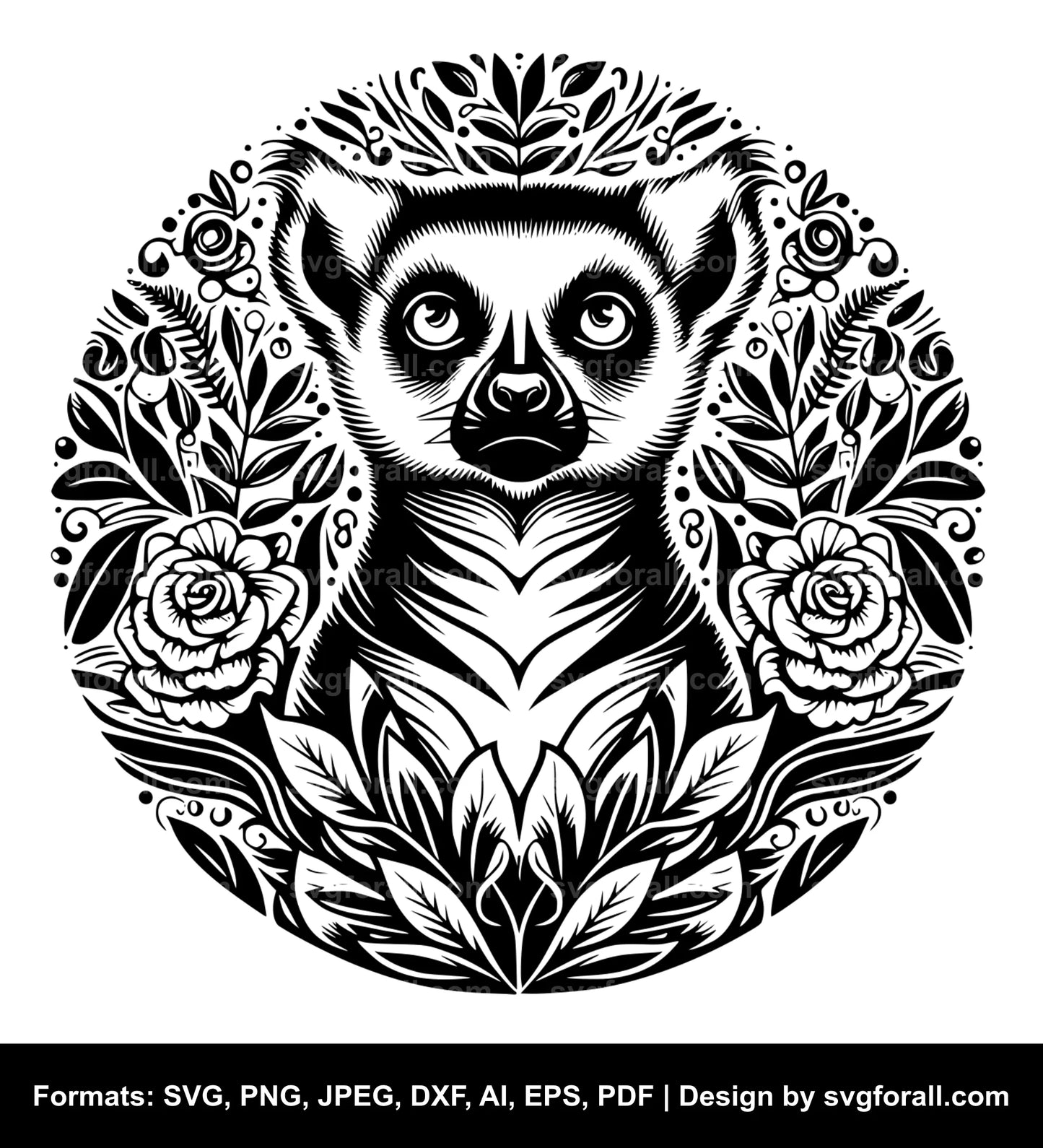 Lemur SVG File