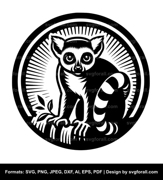 Lemur SVG Vector