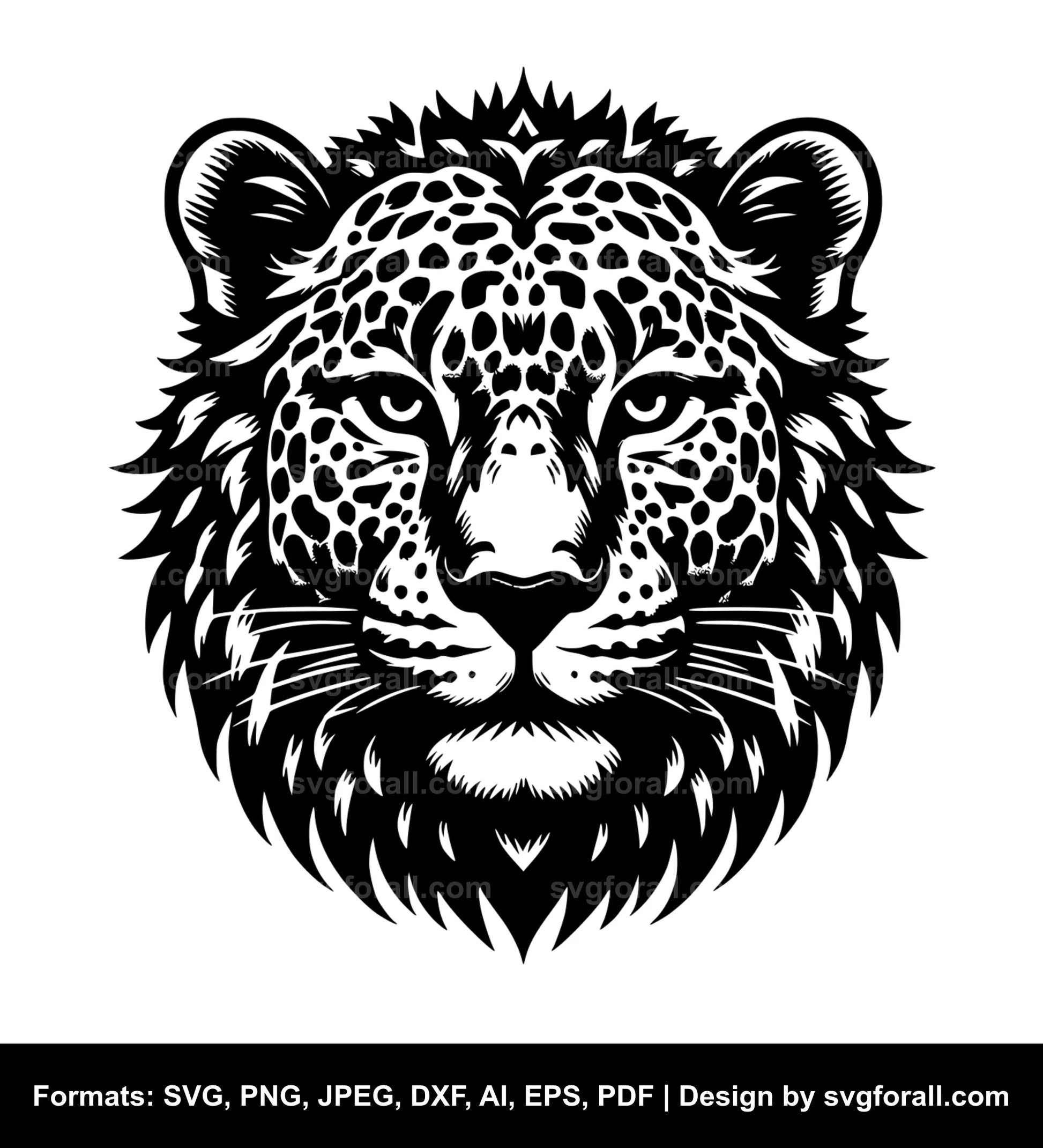 Leopard SVG PNG