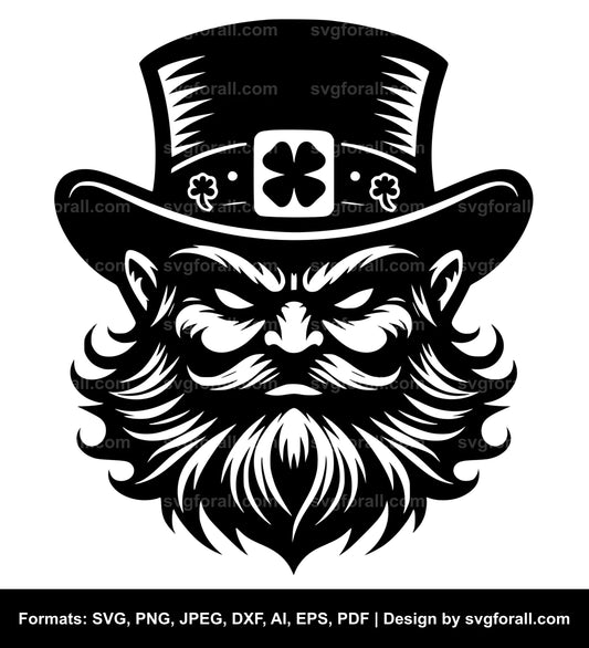 Leprechaun Face Cricut SVG