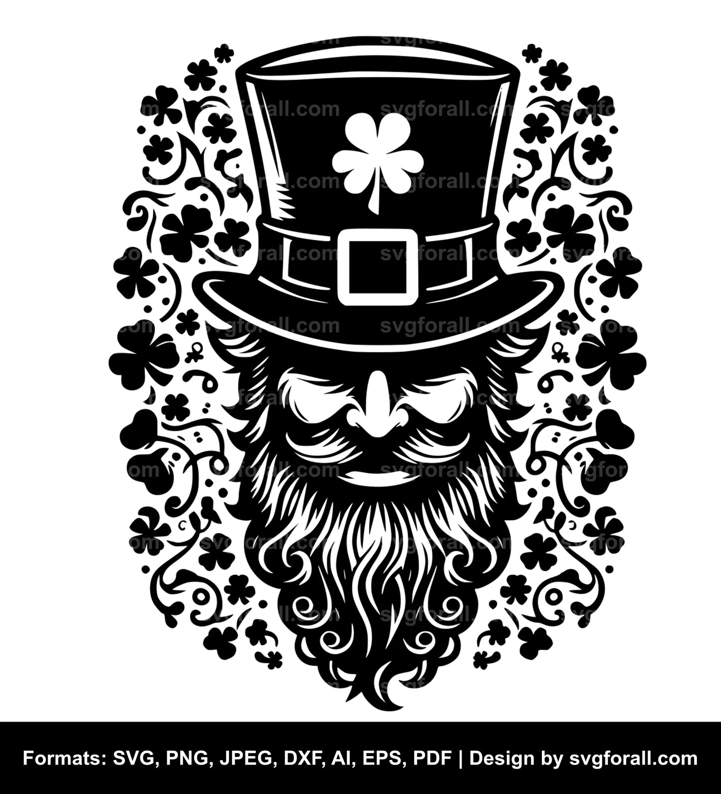 Leprechaun Face SVG